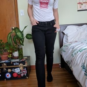 Banana Republic cropped skinny mid-rise jeans